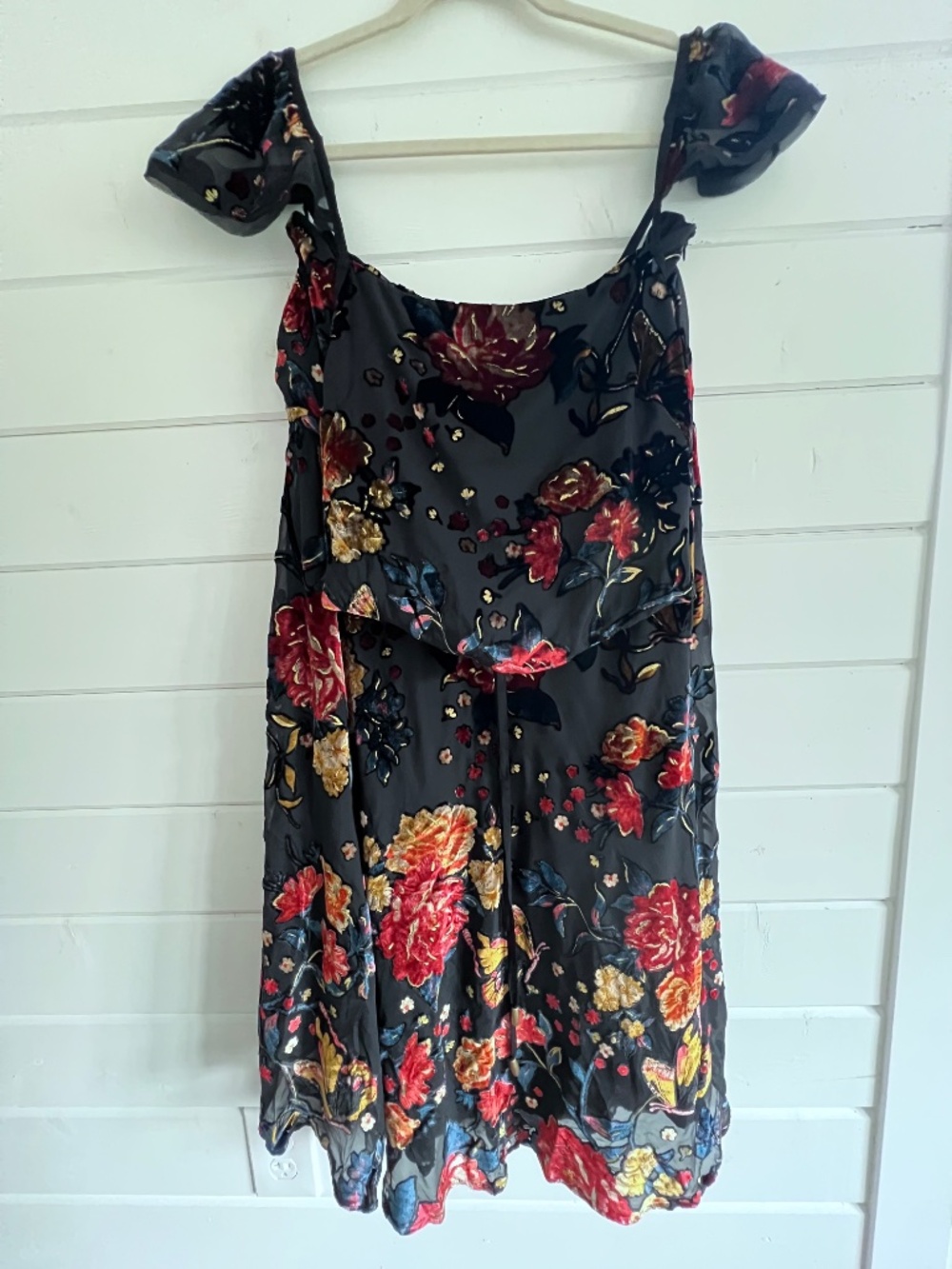 Free People Black Floral Midi Skirt - Picture 12 of 14